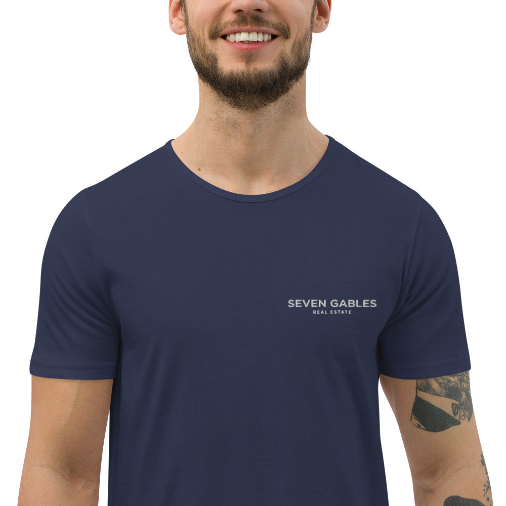 Seven Gables Men's Curved Hem T-Shirt