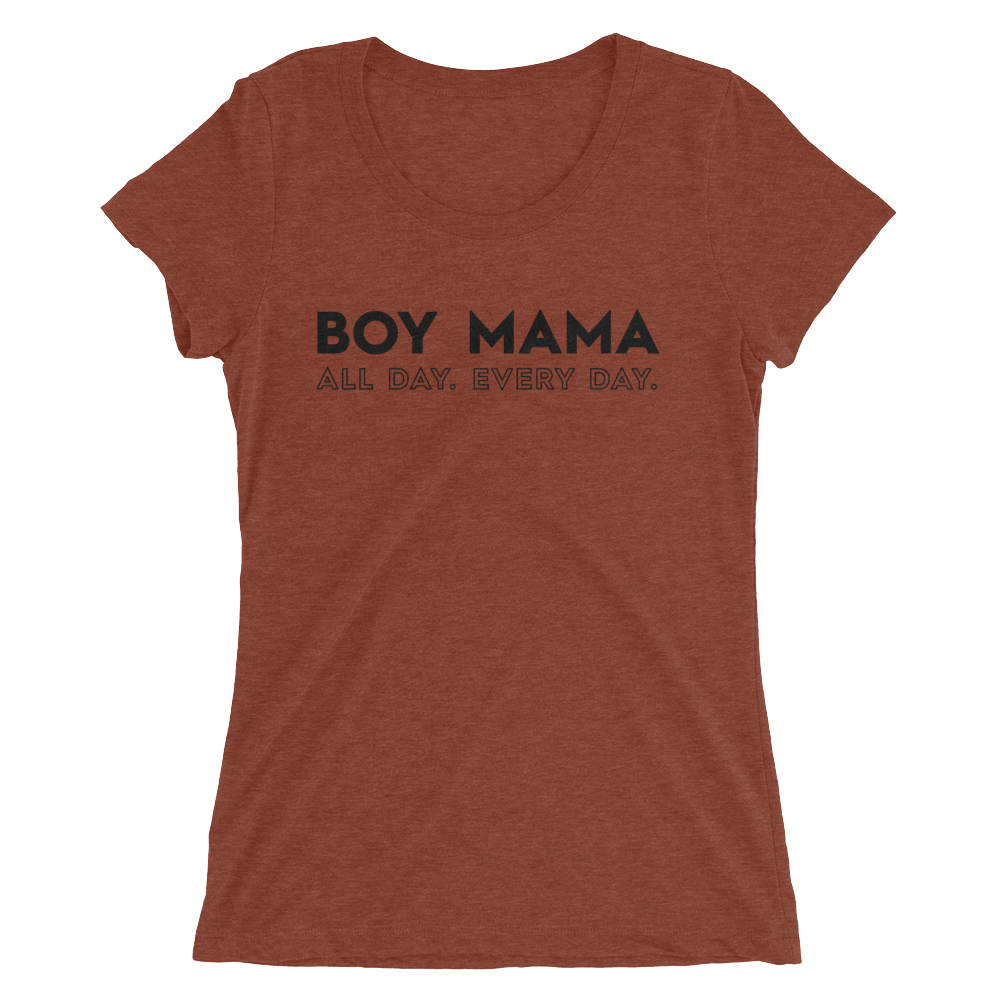 BOY MAMA Ladies' short sleeve t-shirt