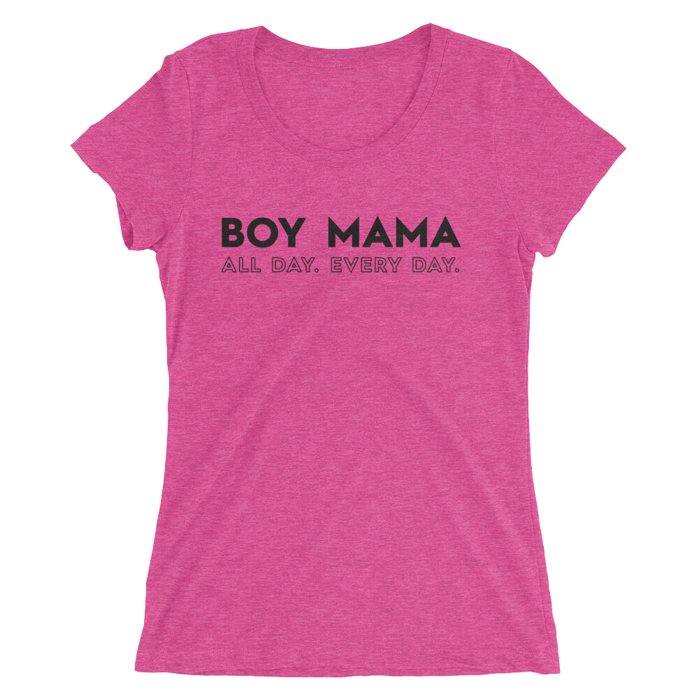 BOY MAMA Ladies' short sleeve t-shirt