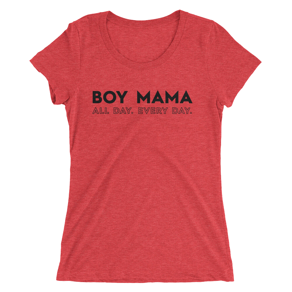 BOY MAMA Ladies' short sleeve t-shirt