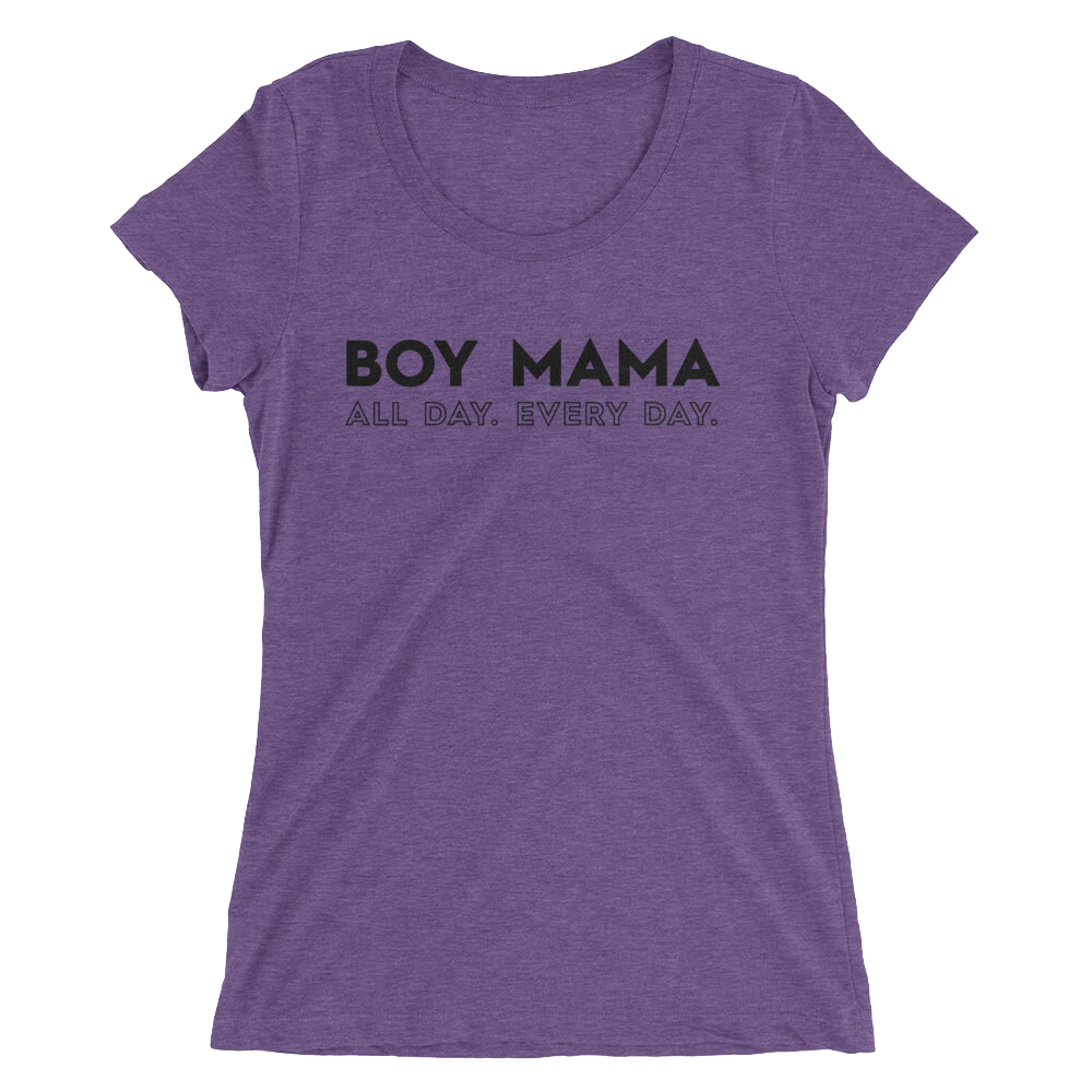 BOY MAMA Ladies' short sleeve t-shirt
