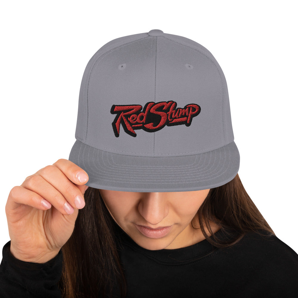 Red Stump Classic Snapback Hat