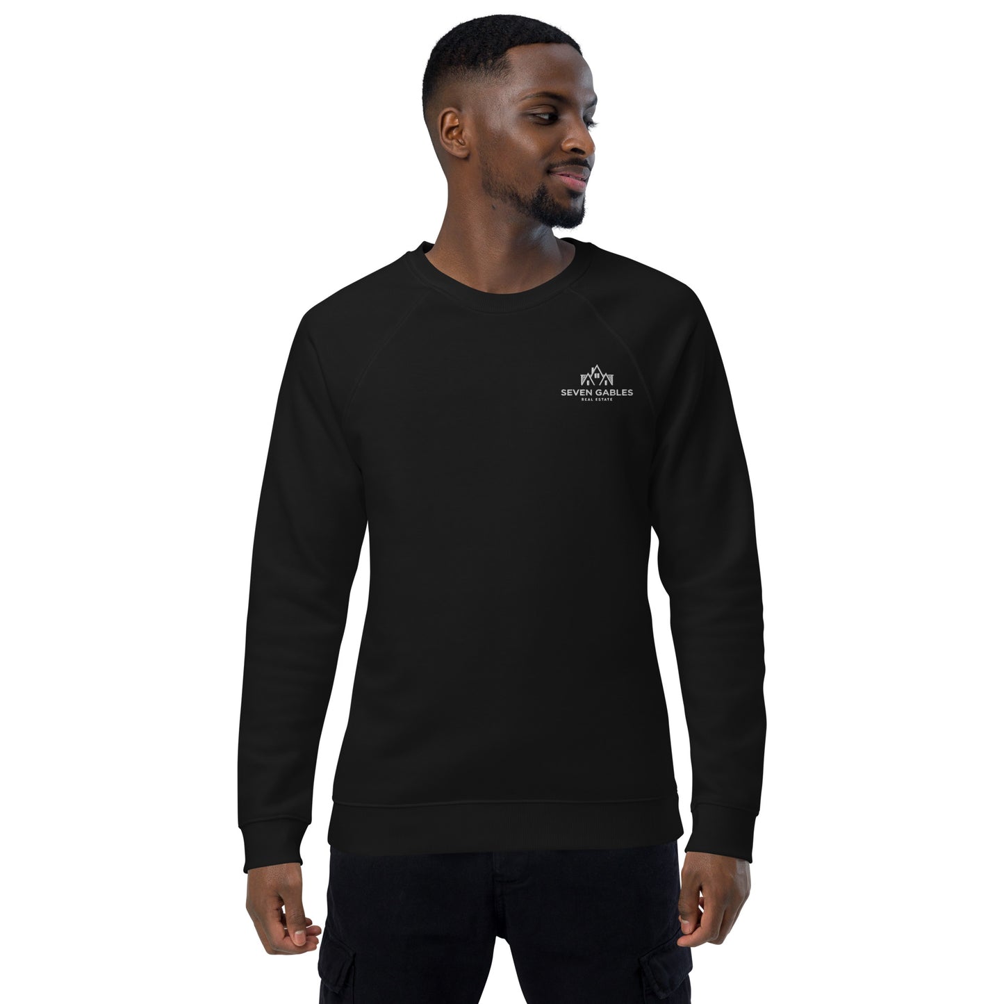 Seven Gables Unisex organic raglan sweatshirt