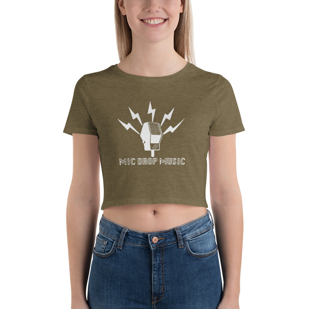 Mic Drop Bella Crop Tee