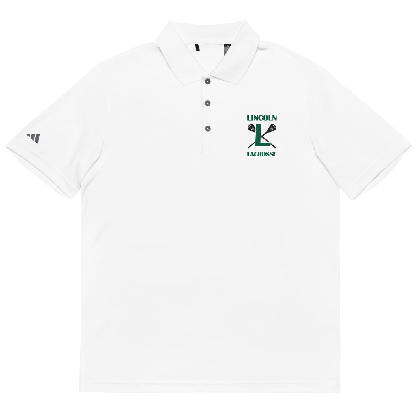 Lincoln Lax adidas performance polo shirt