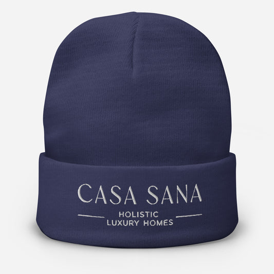 Casa Sana Embroidered Beanie