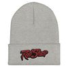 Red Stump Cuffed Beanie