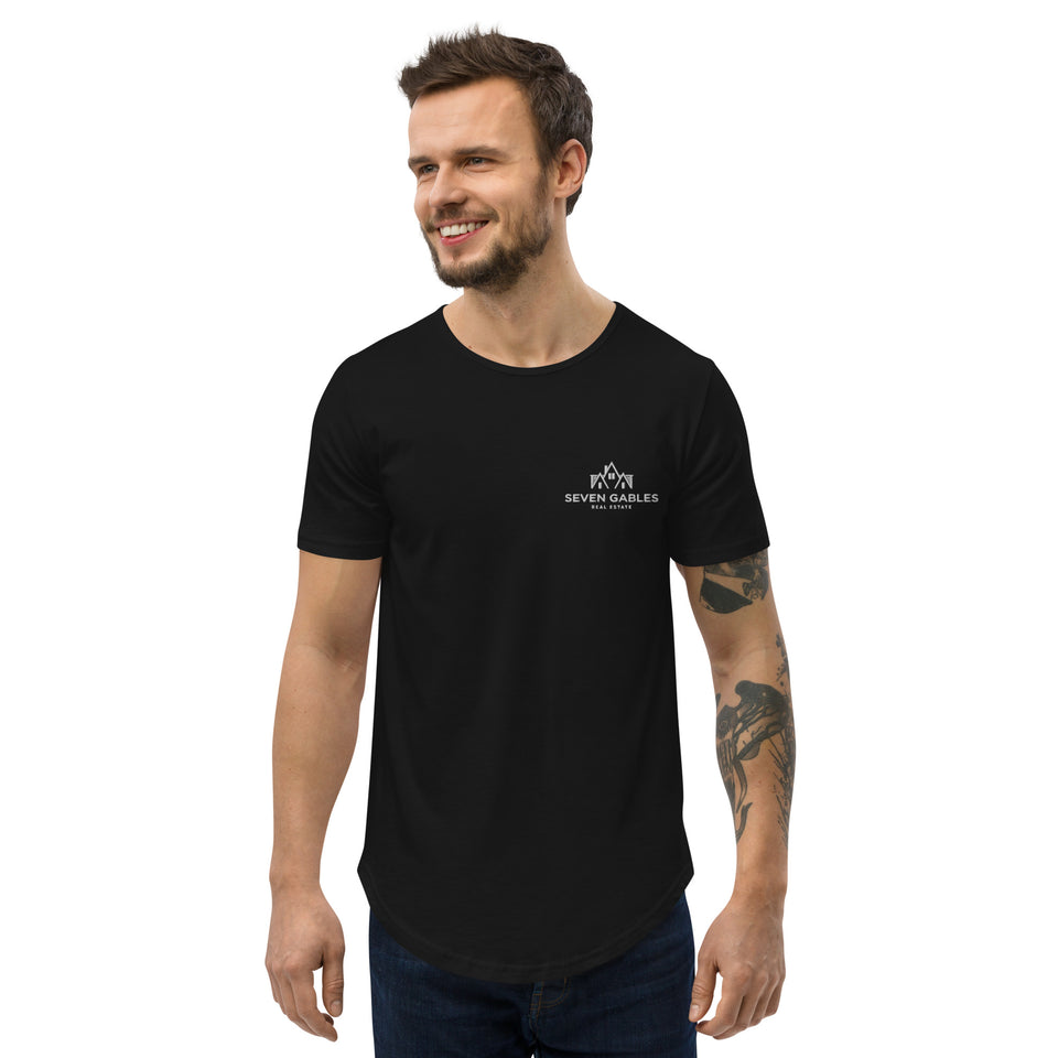 Seven Gables Men's Curved Hem T-Shirt
