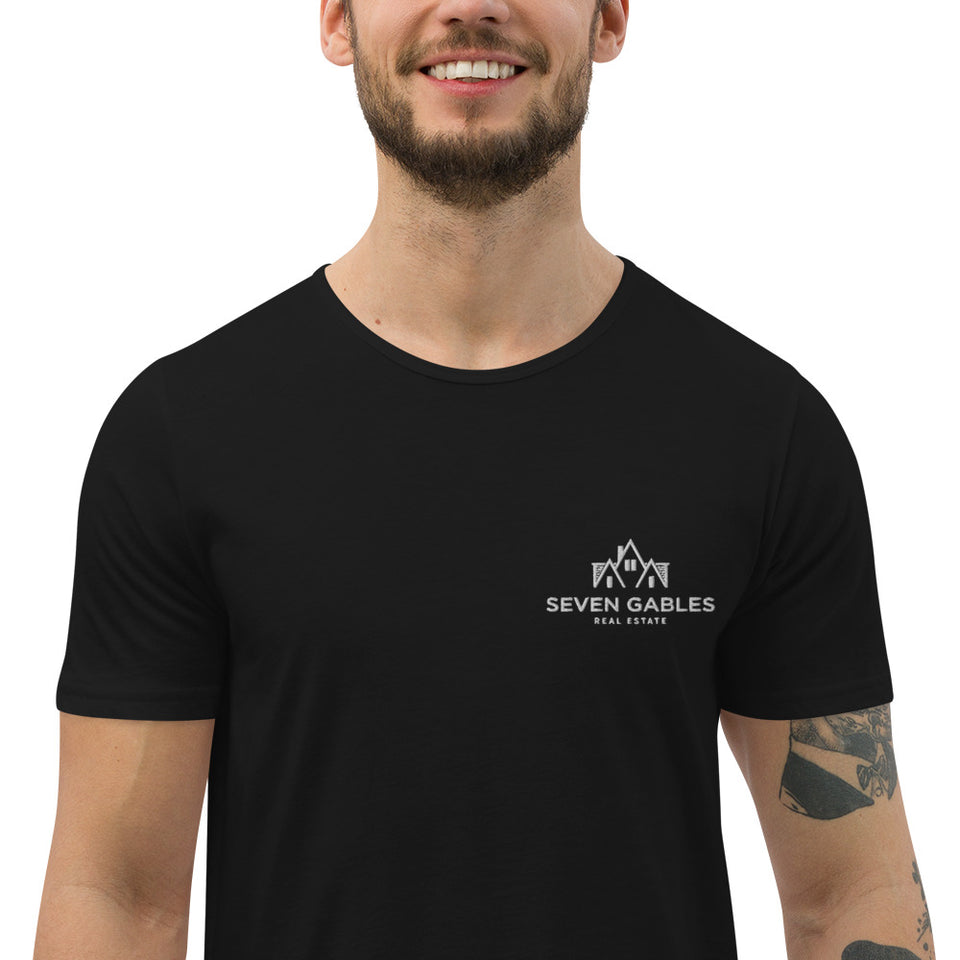 Seven Gables Men's Curved Hem T-Shirt