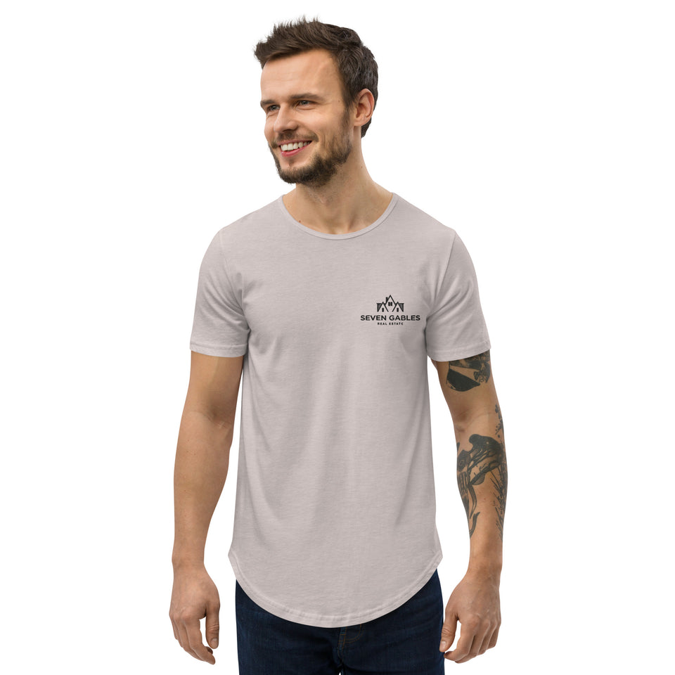 Seven Gables Men's Curved Hem T-Shirt