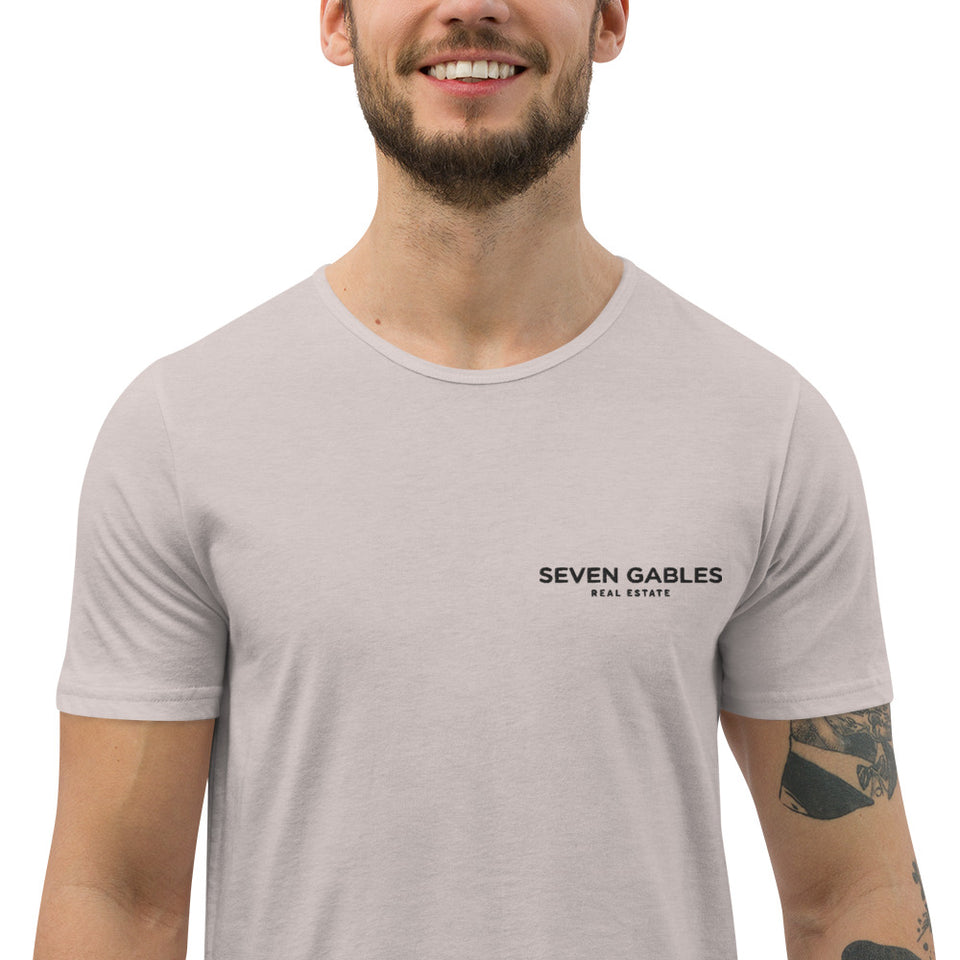 Seven Gables Men's Curved Hem T-Shirt