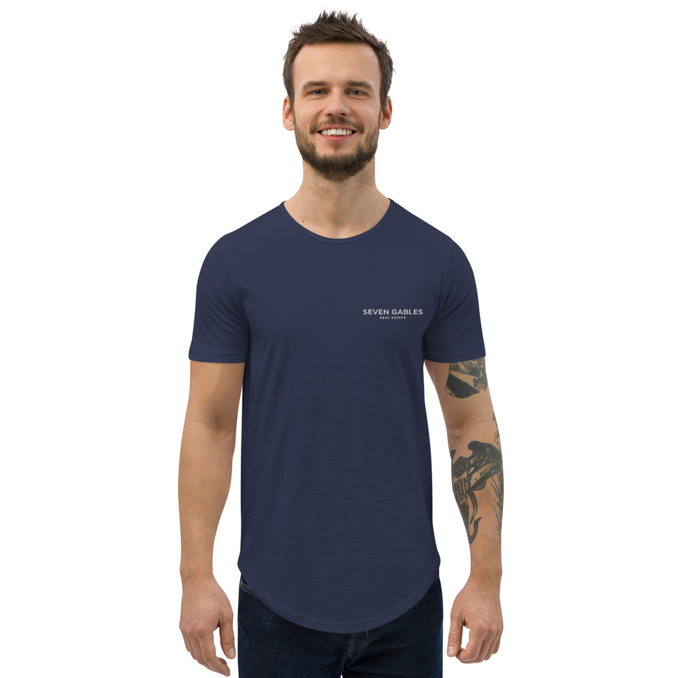 Seven Gables Men's Curved Hem T-Shirt