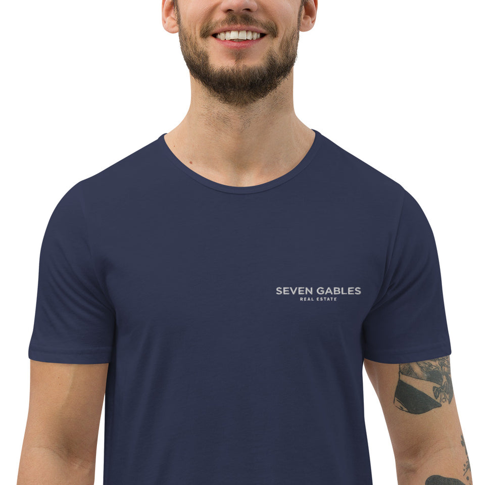 Seven Gables Men's Curved Hem T-Shirt
