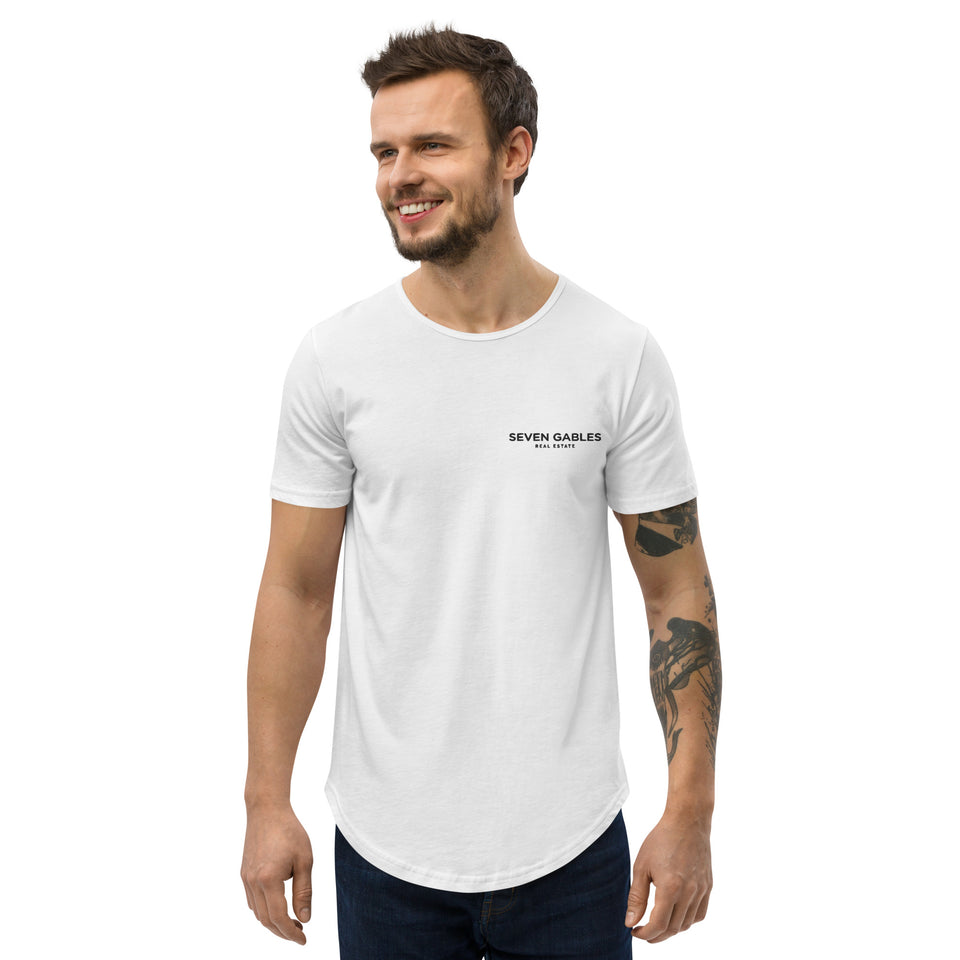 Seven Gables Men's Curved Hem T-Shirt