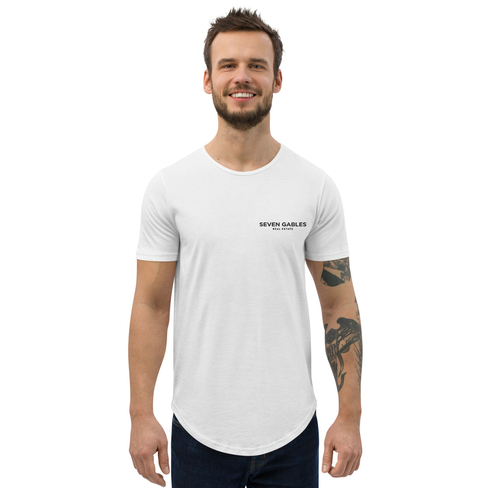 Seven Gables Men's Curved Hem T-Shirt