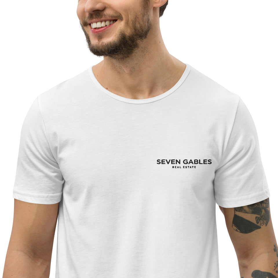 Seven Gables Men's Curved Hem T-Shirt