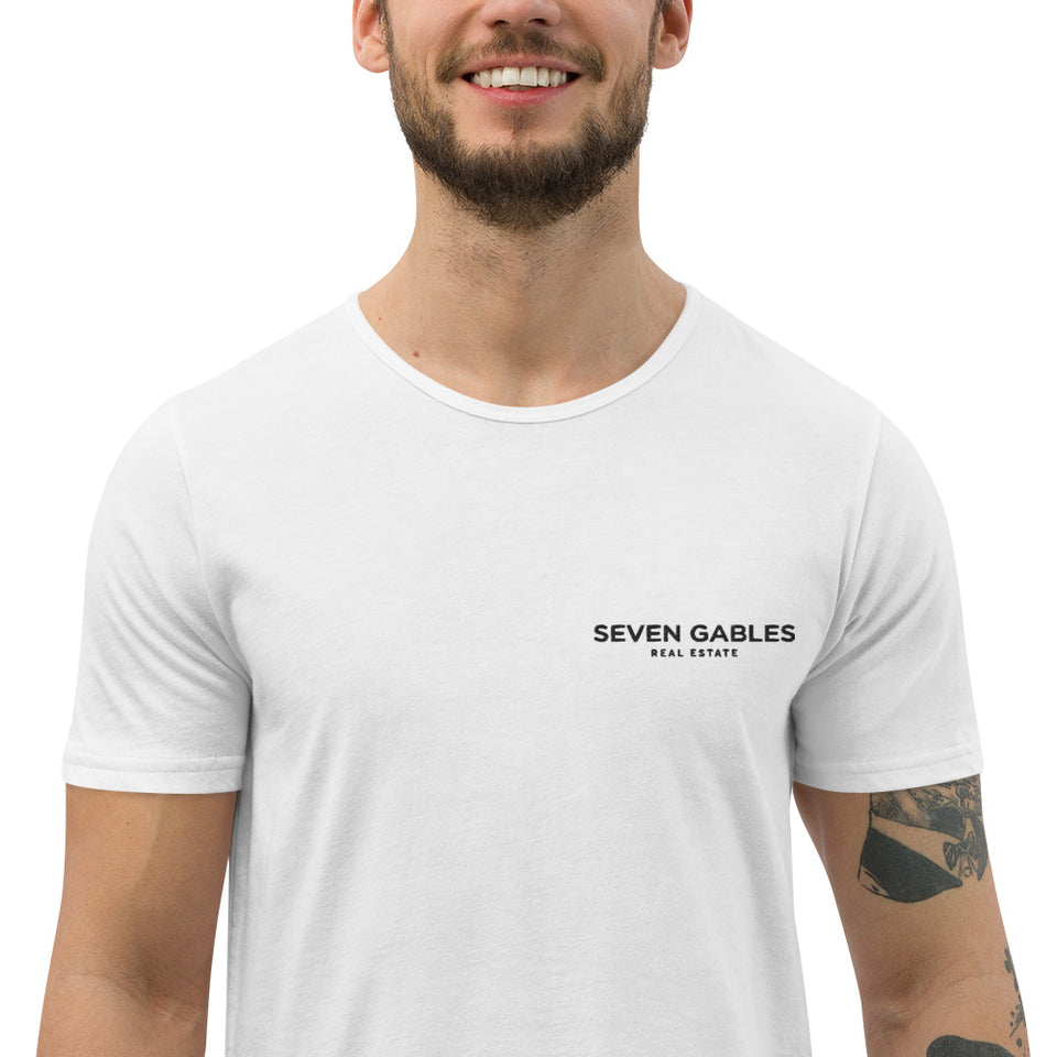 Seven Gables Men's Curved Hem T-Shirt