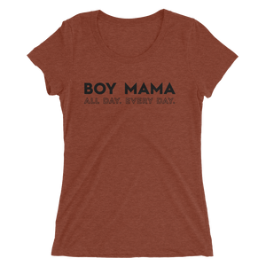 BOY MAMA Ladies' short sleeve t-shirt
