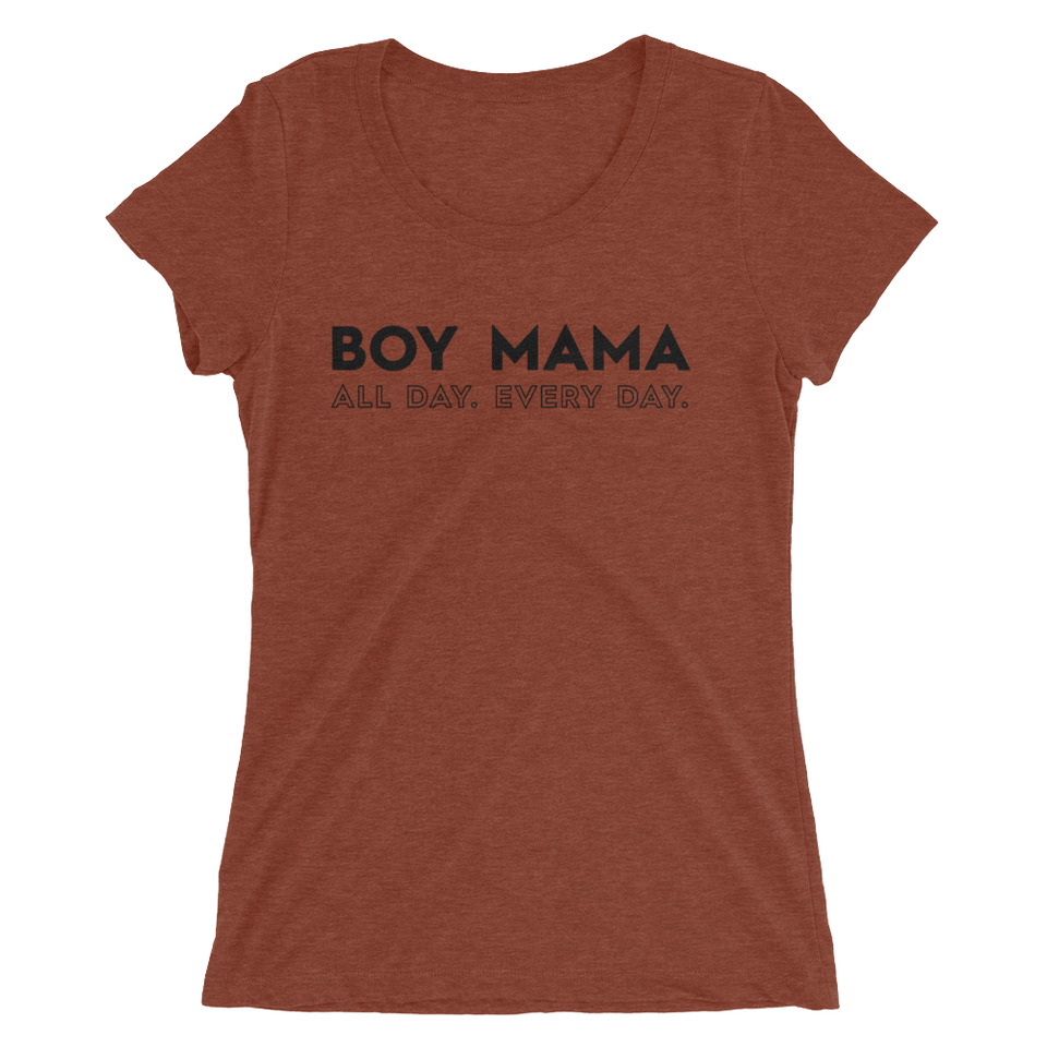 BOY MAMA Ladies' short sleeve t-shirt