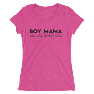 BOY MAMA Ladies' short sleeve t-shirt