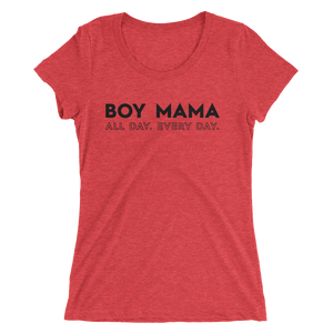 BOY MAMA Ladies' short sleeve t-shirt