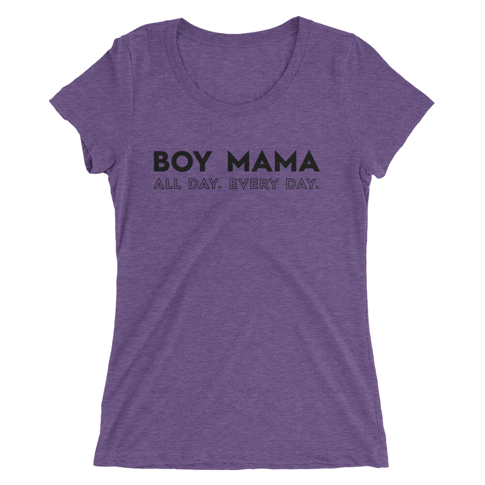 BOY MAMA Ladies' short sleeve t-shirt