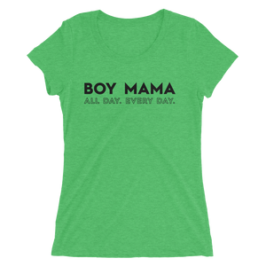 BOY MAMA Ladies' short sleeve t-shirt