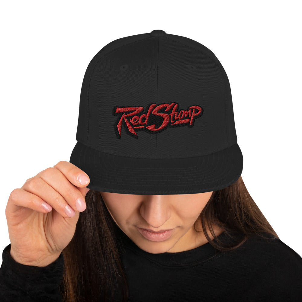 Red Stump Classic Snapback Hat