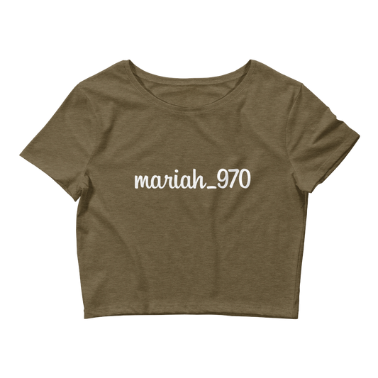 Maria_970 Women’s Crop Tee
