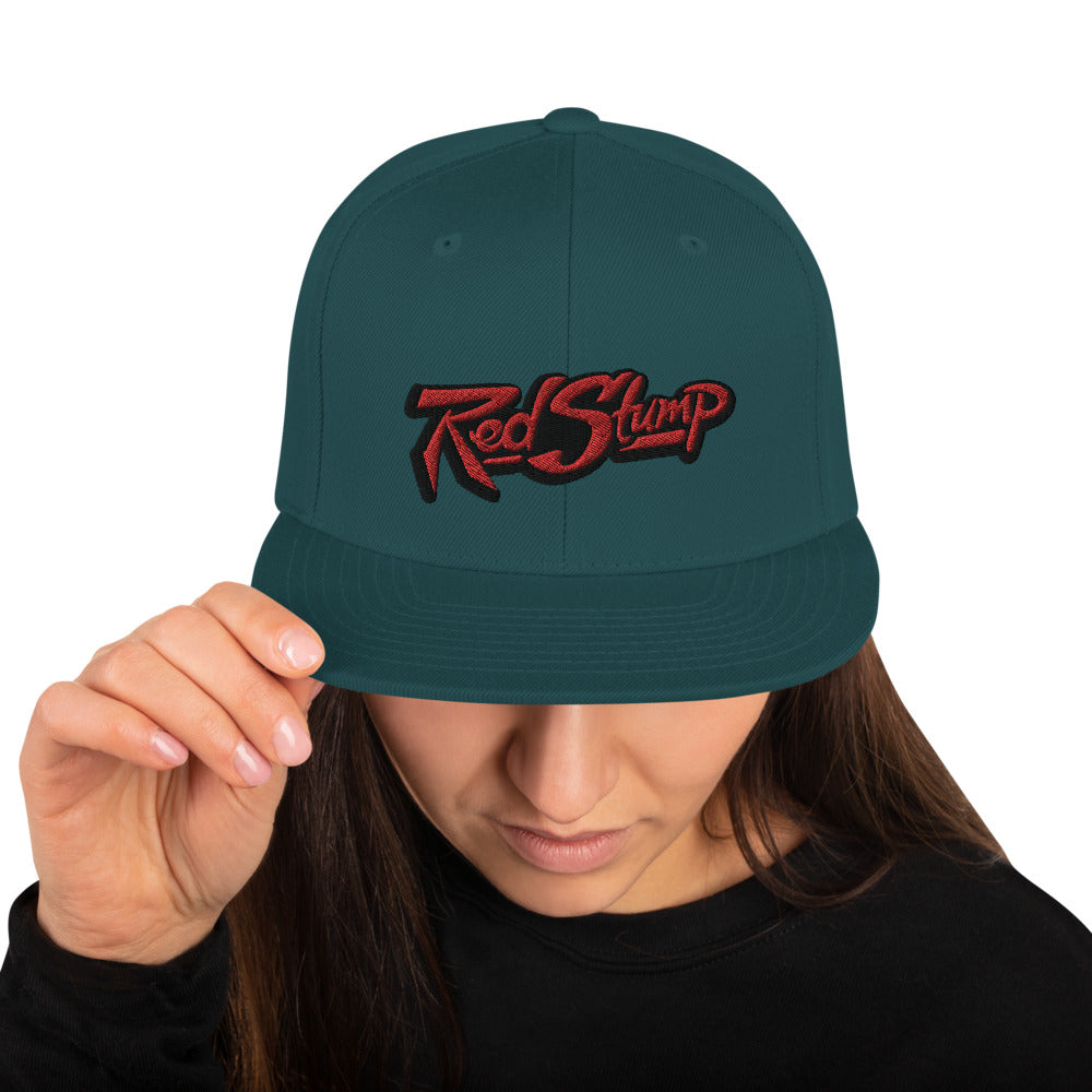 Red Stump Classic Snapback Hat