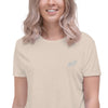 Muto Embroidered Crop Tee