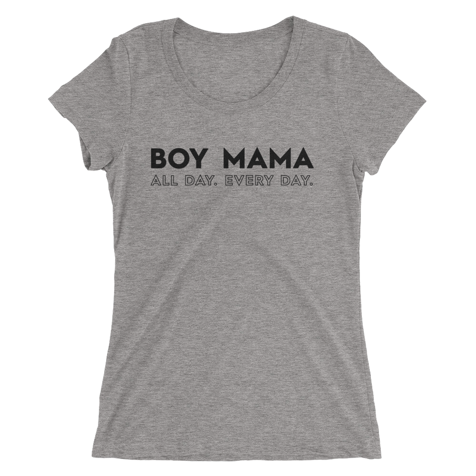 BOY MAMA Ladies' short sleeve t-shirt