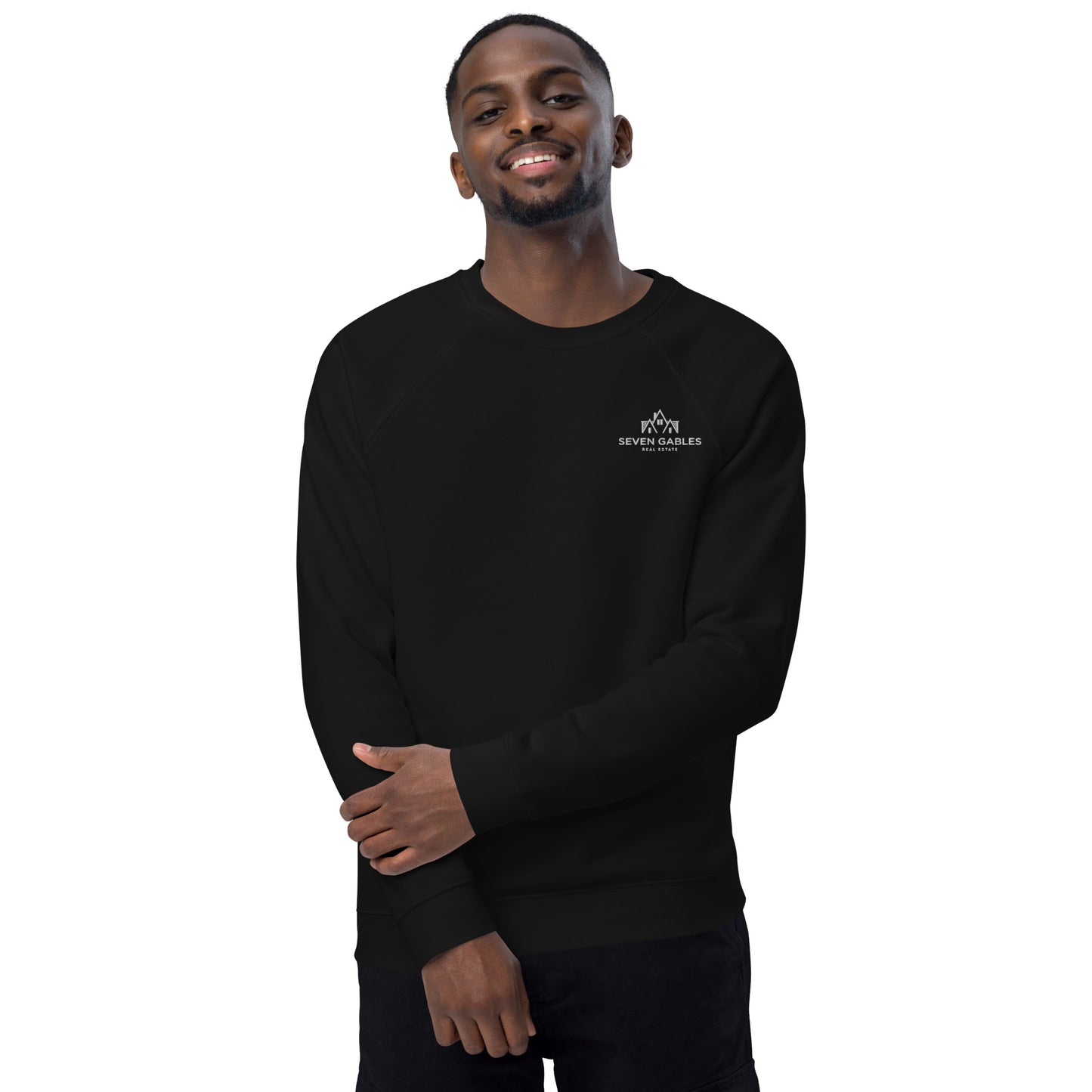 Seven Gables Unisex organic raglan sweatshirt