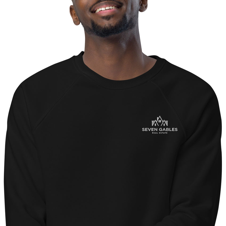 Seven Gables Unisex organic raglan sweatshirt