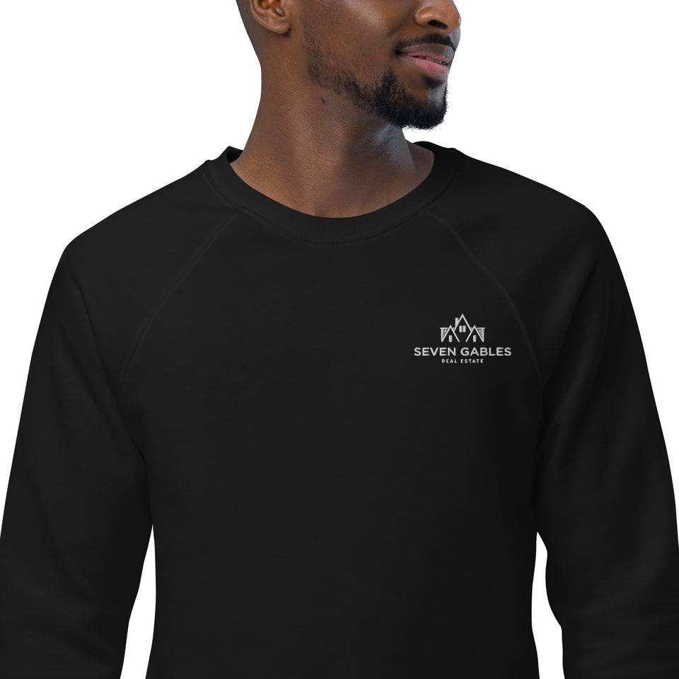 Seven Gables Unisex organic raglan sweatshirt