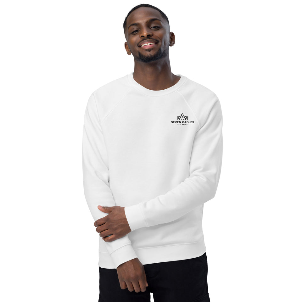 Seven Gables Unisex organic raglan sweatshirt