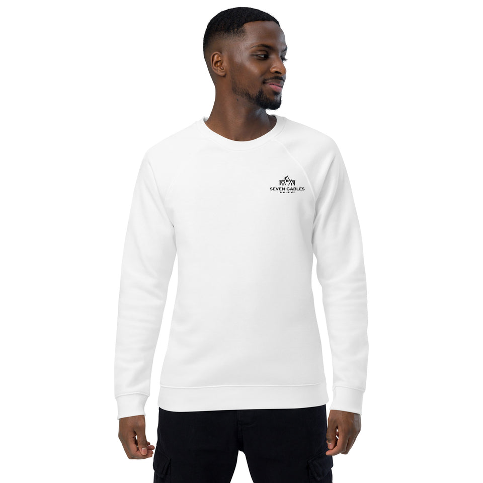 Seven Gables Unisex organic raglan sweatshirt