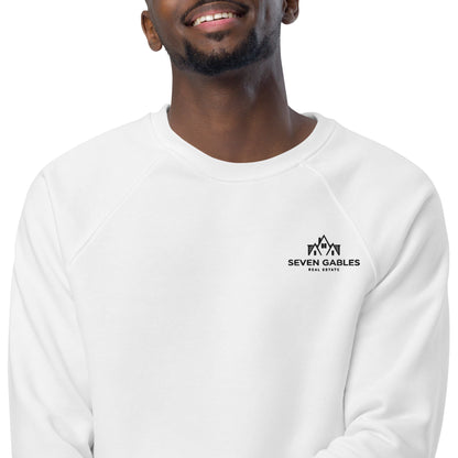 Seven Gables Unisex organic raglan sweatshirt