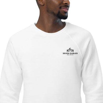 Seven Gables Unisex organic raglan sweatshirt