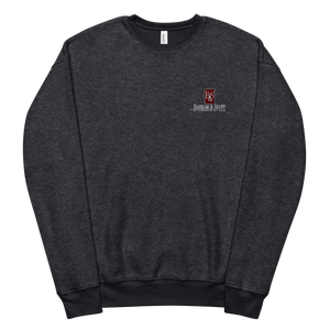Unisex sueded fleece sweatshirt
