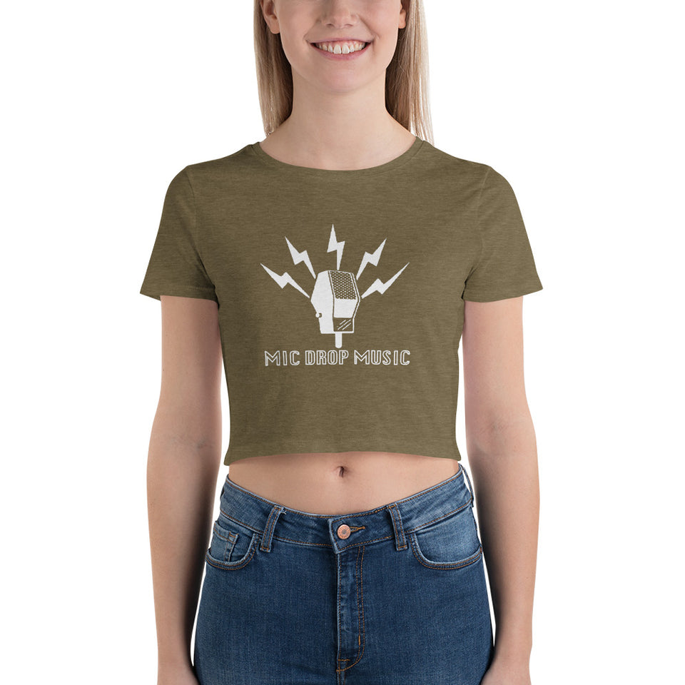 Mic Drop Bella Crop Tee