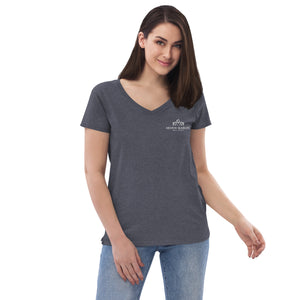 Seven Gables Women’s recycled v-neck t-shirt