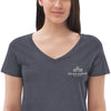 Seven Gables Women’s recycled v-neck t-shirt